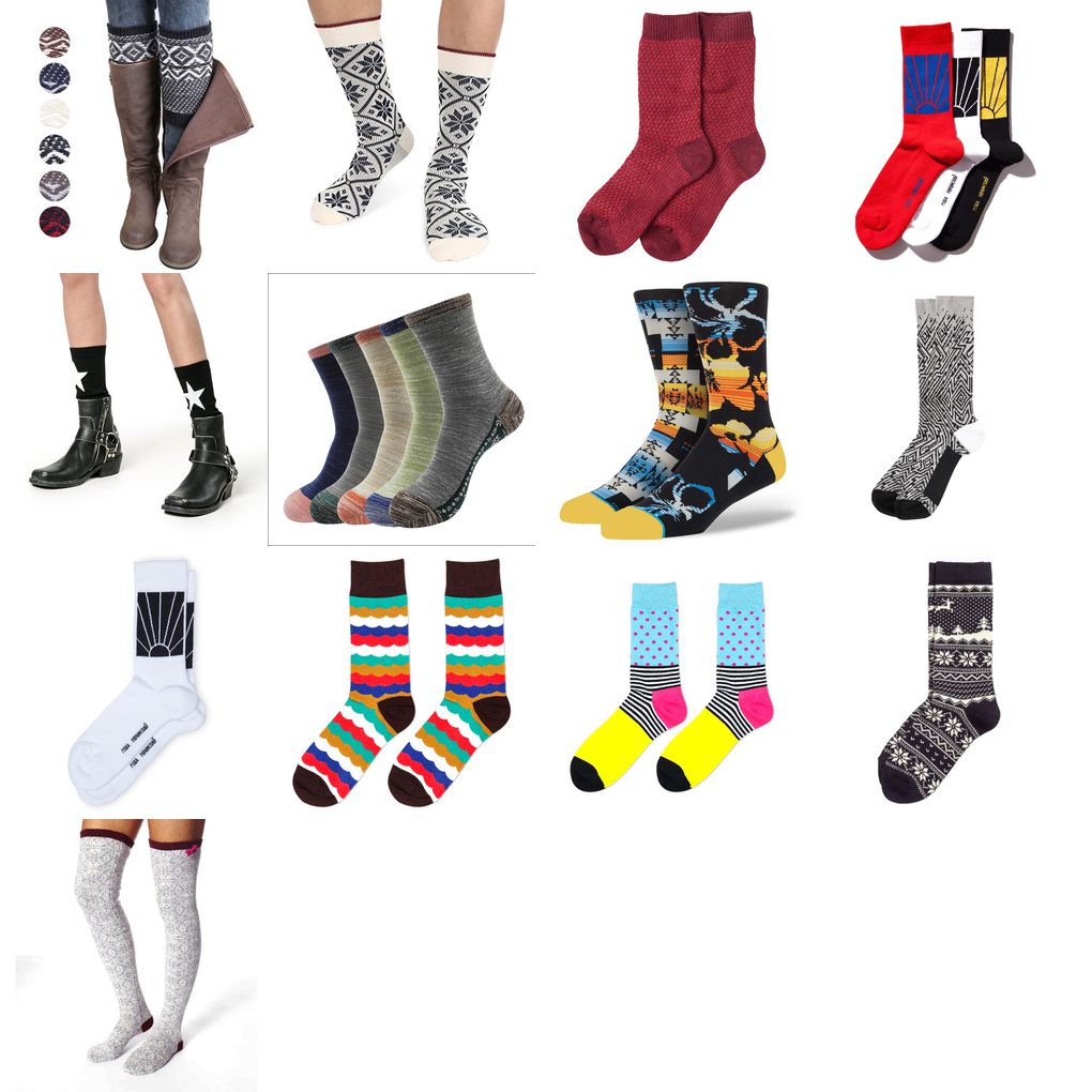 fashion jacquard socks